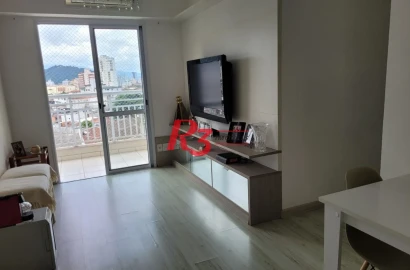 Apartamento com 2 dormitórios à venda, 64 m² por R$ 590.000,00 - Marapé - Santos/SP