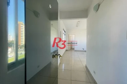 Sala para alugar, 58 m² por R$ 2.900,00/mês - Boqueirão - Santos/SP