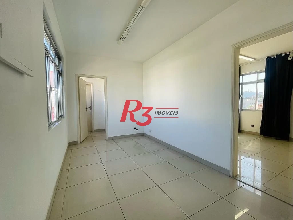 Sala para alugar, 58 m² por R$ 2.900,00/mês - Boqueirão - Santos/SP