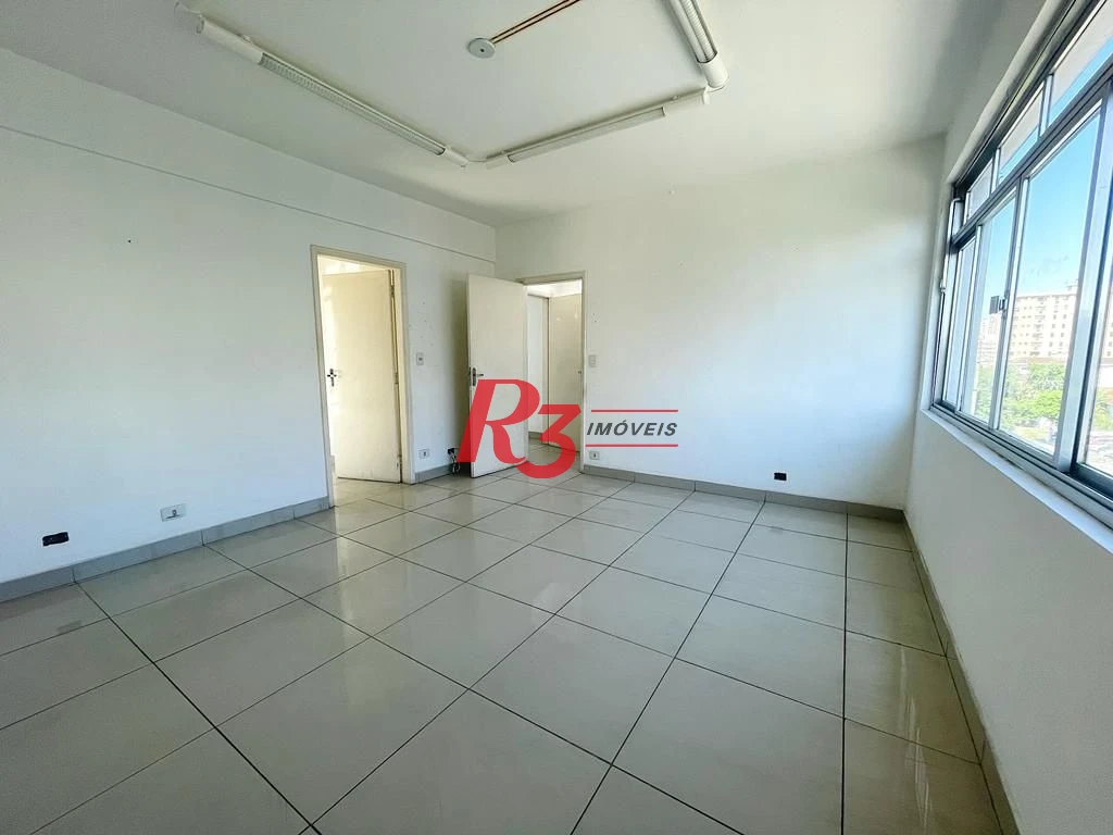 Sala para alugar, 58 m² por R$ 2.900,00/mês - Boqueirão - Santos/SP