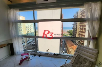 Apartamento com 2 dormitórios, 86 m² - venda por R$ 925.000,00 ou aluguel por R$ 5.500,00/mês - Boqueirão - Santos/SP
