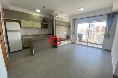 Apartamento, 71 m² - venda por R$ 1.325.000,00 ou aluguel por R$ 6.800,00/mês - Gonzaga - Santos/SP