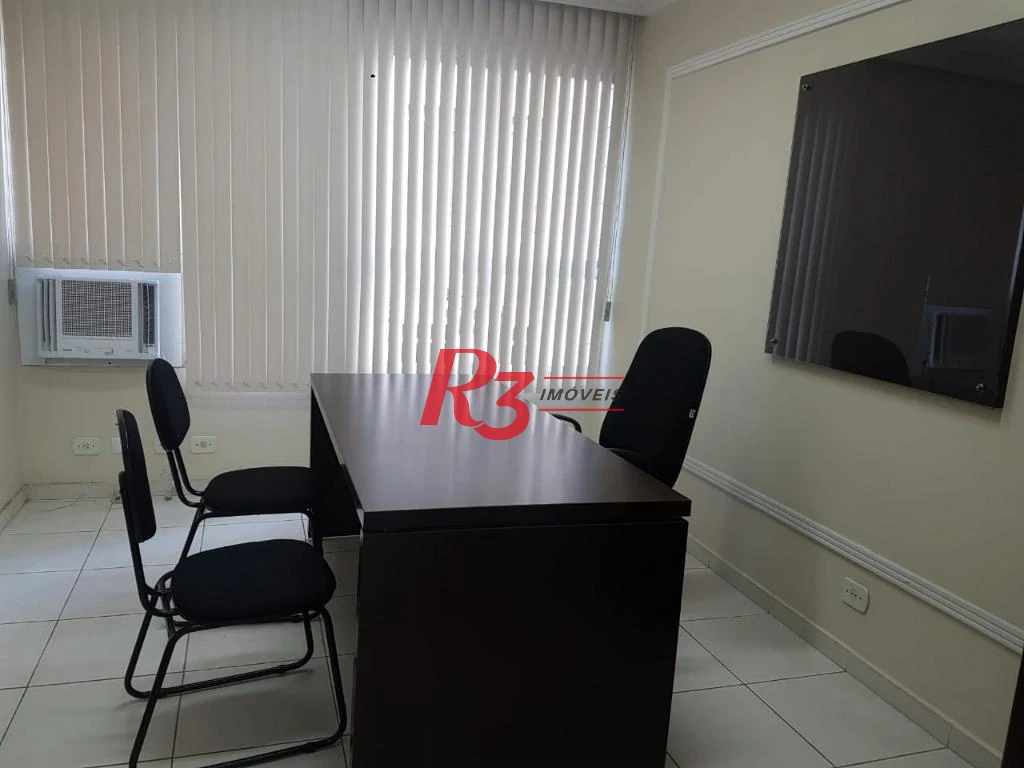 Sala coml. no centro de Santos à venda, reformada!! Oportunidade!