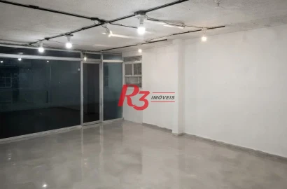 Sala à venda, 158 m² por R$ 695.000,00 - Gonzaga - Santos/SP