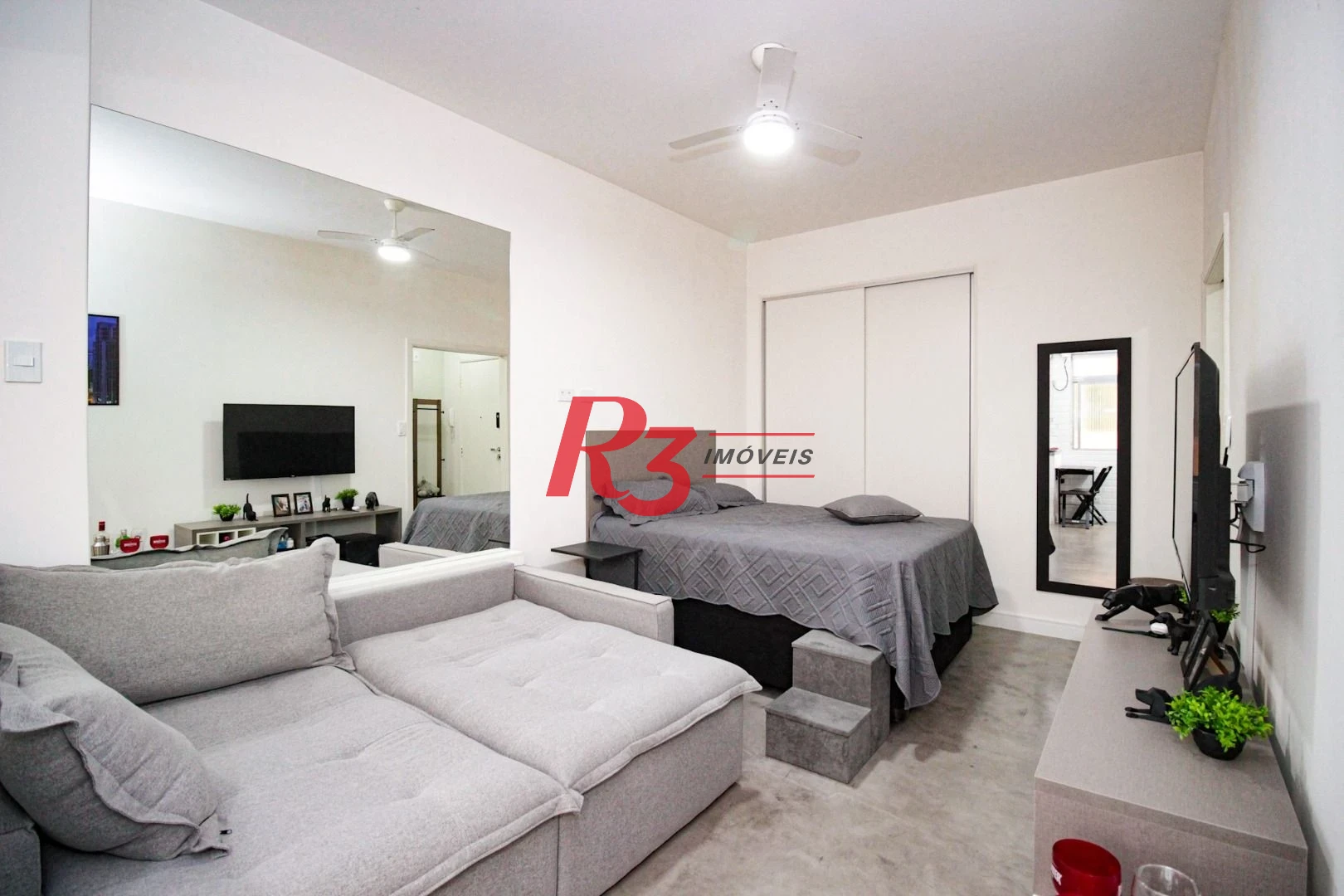Studio com 1 dormitório à venda, 31 m² por R$ 380.000,00 - Embaré - Santos/SP