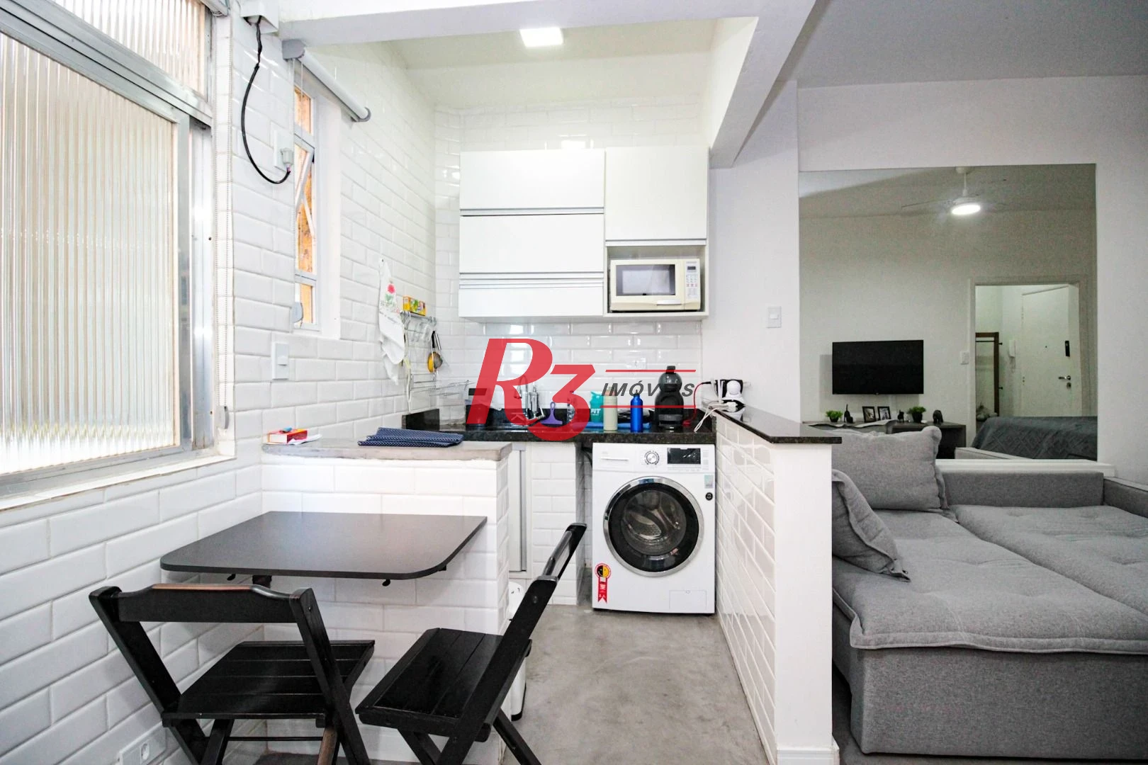 Studio com 1 dormitório à venda, 31 m² por R$ 380.000,00 - Embaré - Santos/SP