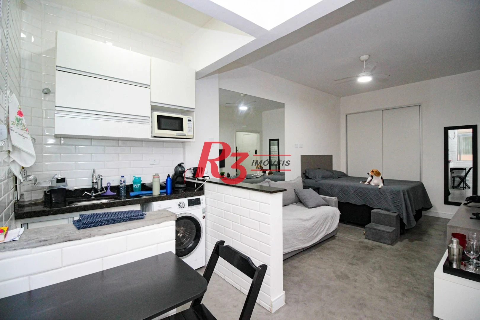 Studio com 1 dormitório à venda, 31 m² por R$ 380.000,00 - Embaré - Santos/SP