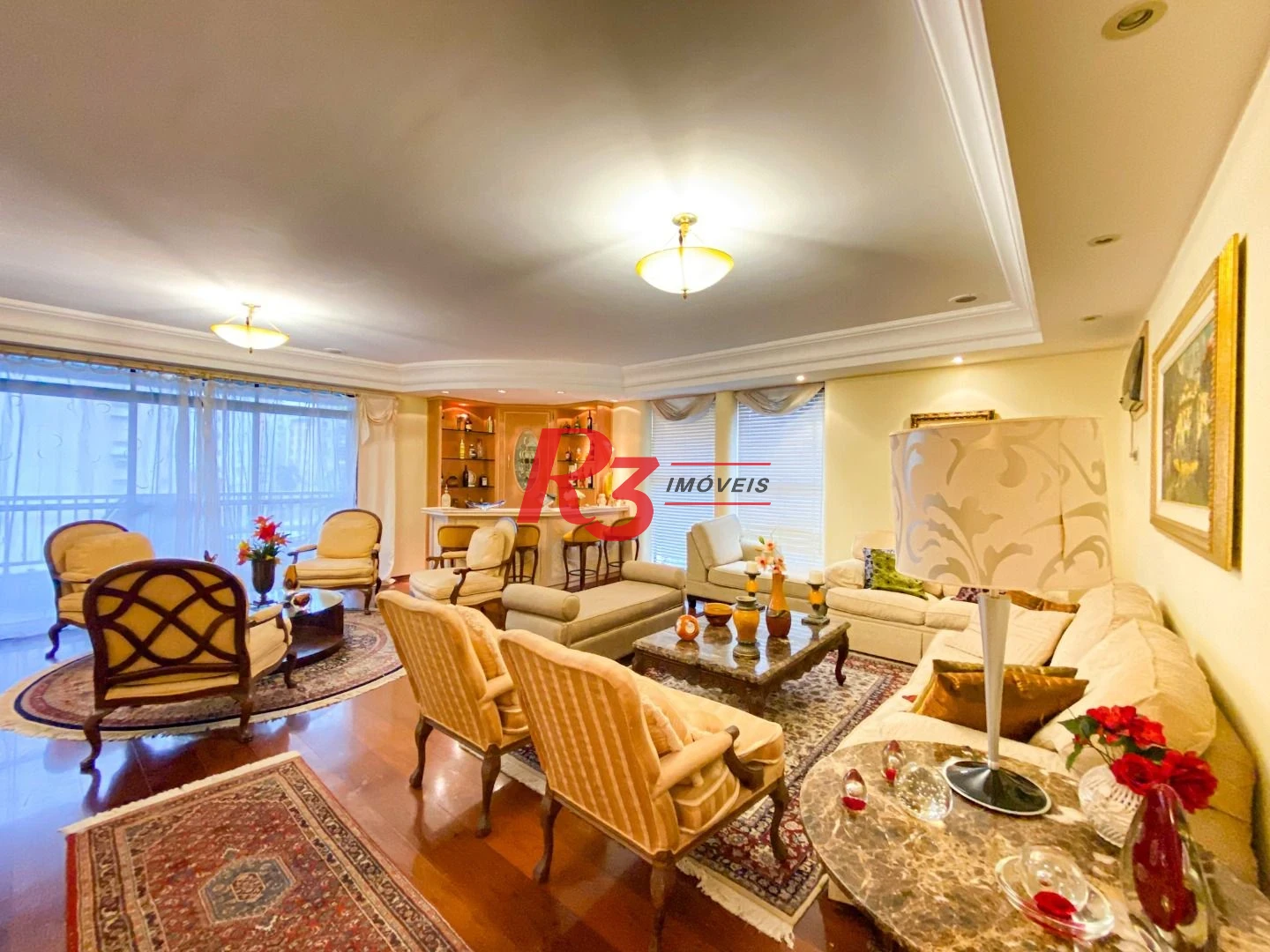 LOCAÇÃO Apartamento com 4 dormitórios, 294 m² - venda por R$ 2.300.000 ou aluguel por R$ 15.000/mês - Boqueirão - Santos/SP