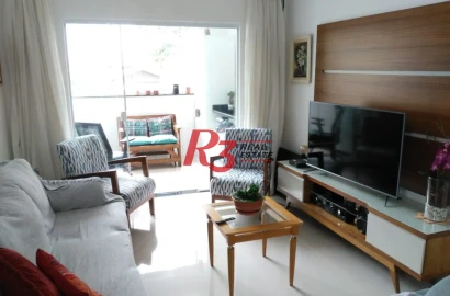 Casa com 3 dormitórios à venda, 128 m² por R$ 830.000,00 - Ponta da Praia - Santos/SP