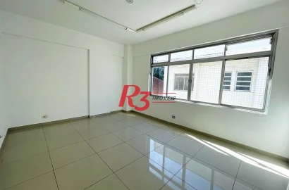 Sala para alugar, 48 m² por R$ 2.900,00/mês - Boqueirão - Santos/SP