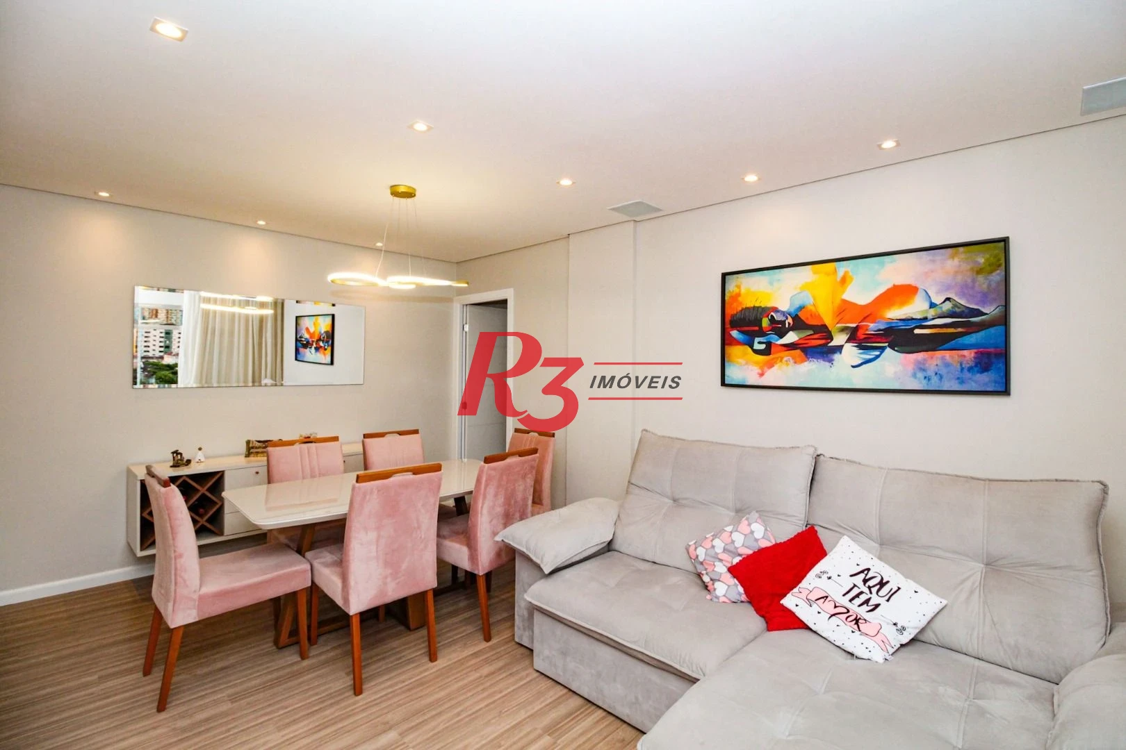 Apartamento com 2 dormitórios à venda, 94 m² por R$ 745.000,00 - Campo Grande - Santos/SP