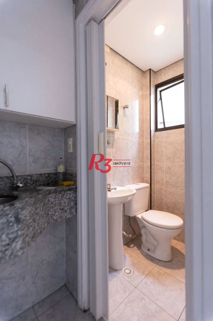 Sala para alugar, 40 m² por R$ 3.003,00/mês - Macuco - Santos/SP