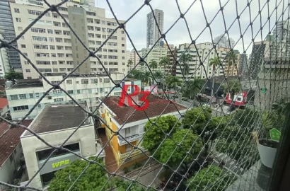 Apartamento, 86 m² - venda por R$ 860.000,00 ou aluguel por R$ 4.800,00/mês - Gonzaga - Santos/SP