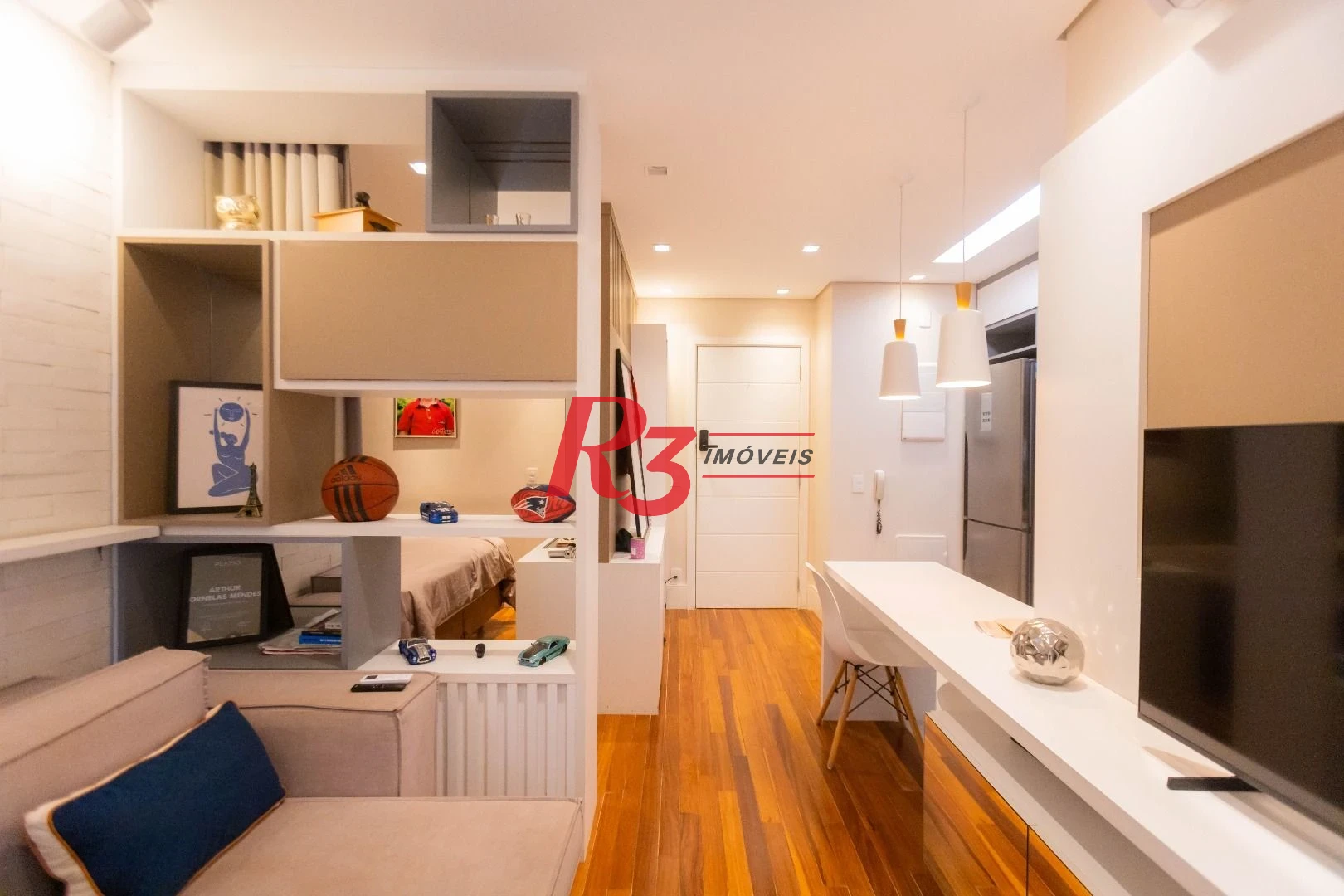 Apartamento com 1 dormitório à venda, 50 m² por R$ 950.000,00 - Ponta da Praia - Santos/SP