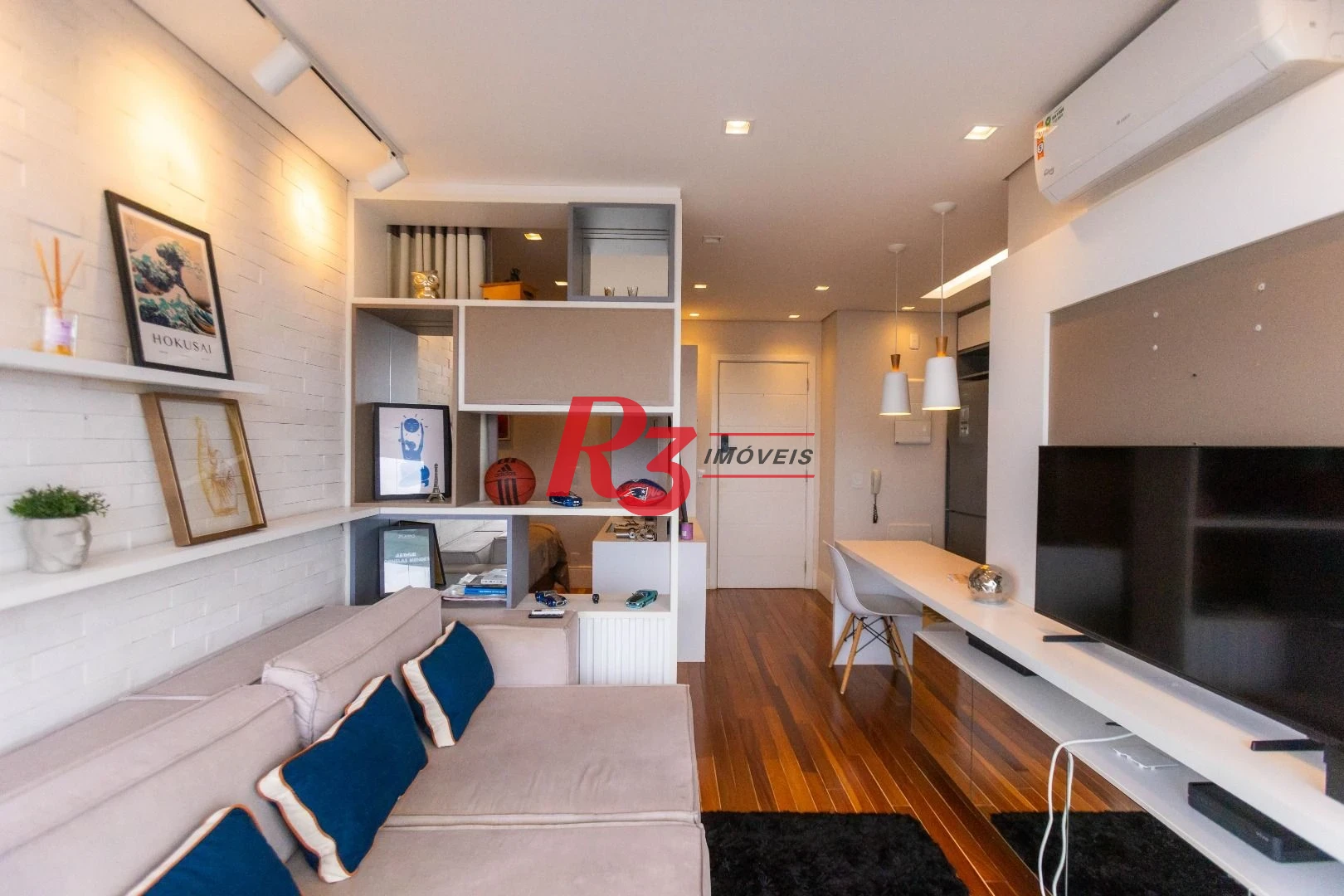 Apartamento com 1 dormitório à venda, 50 m² por R$ 950.000,00 - Ponta da Praia - Santos/SP