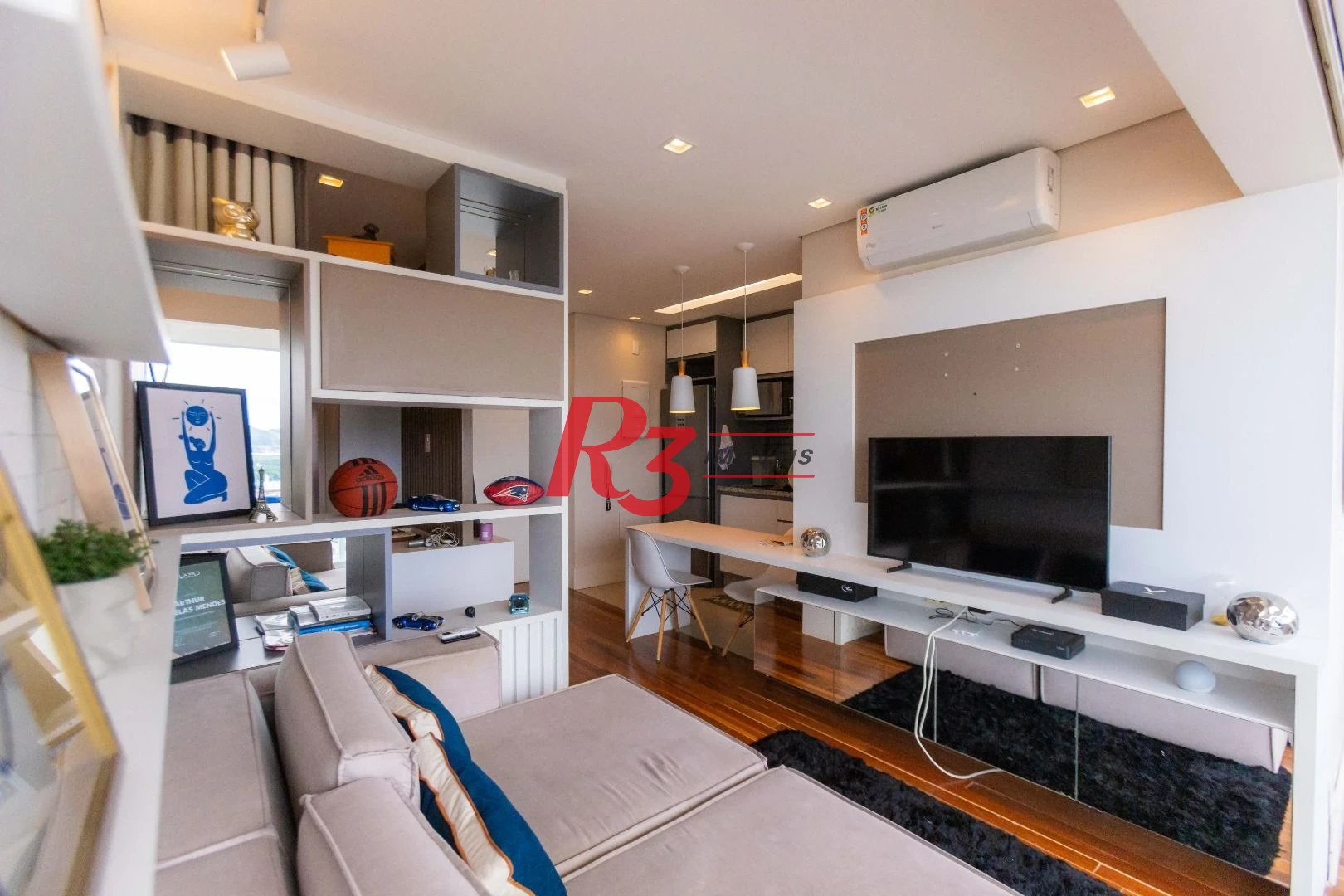 Apartamento com 1 dormitório à venda, 50 m² por R$ 950.000,00 - Ponta da Praia - Santos/SP