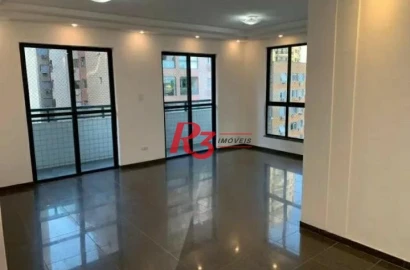 Apartamento com 3 dormitórios à venda, 148 m² - Ponta da Praia - Santos/SP
