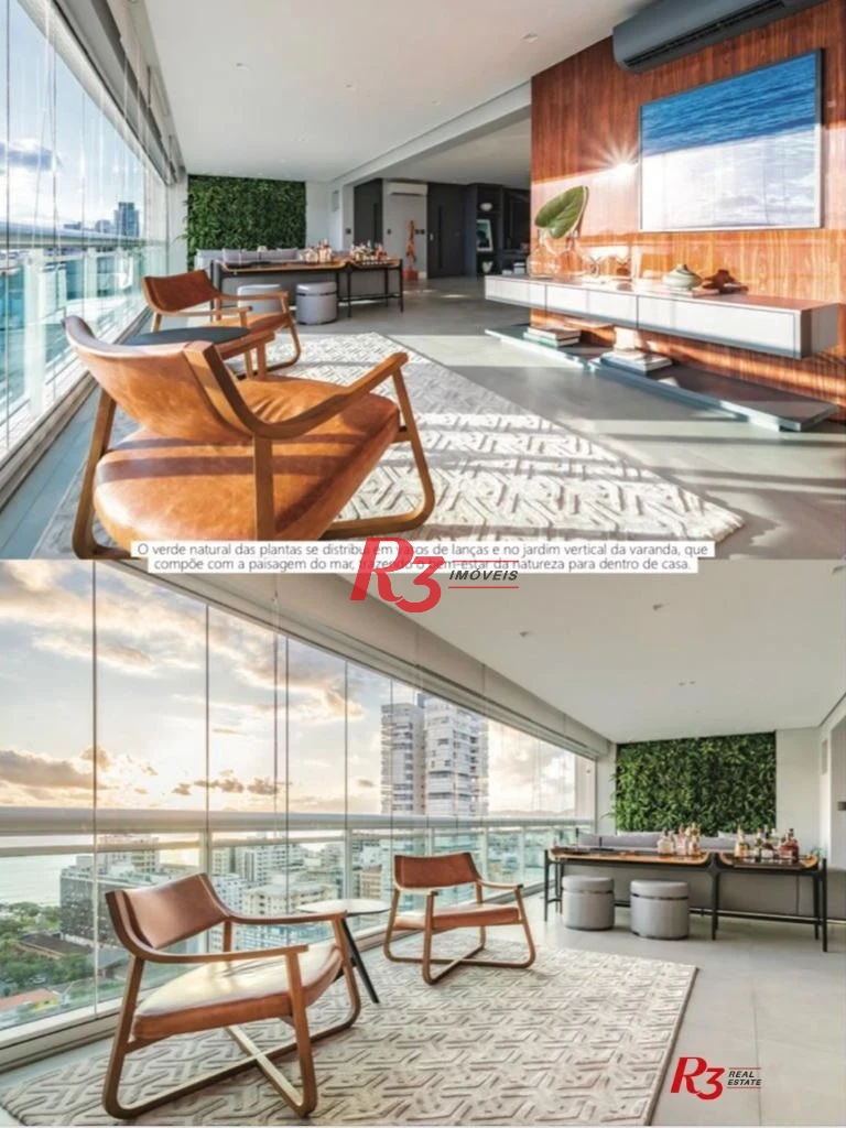 Apartamento à venda, 344 m² por R$ 6.300.000,00 - Aparecida - Santos/SP