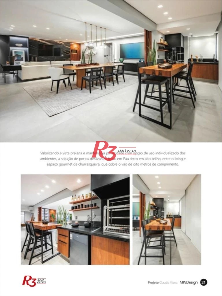 Apartamento à venda, 344 m² por R$ 6.300.000,00 - Aparecida - Santos/SP