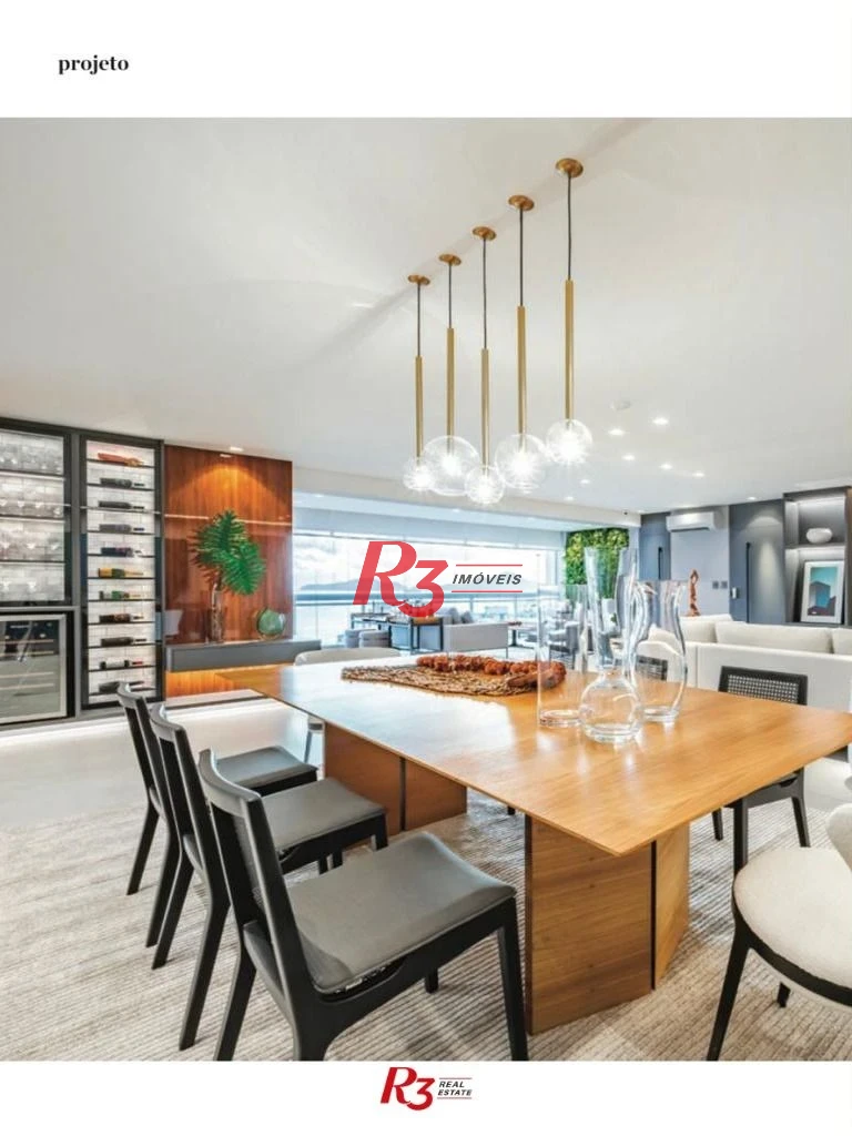 Apartamento à venda, 344 m² por R$ 6.300.000,00 - Aparecida - Santos/SP