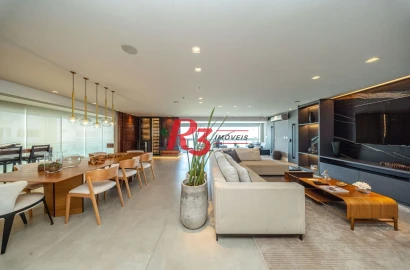 Apartamento com 4 dormitórios à venda, 344 m² por R$ 6.500.000,00 - Aparecida - Santos/SP