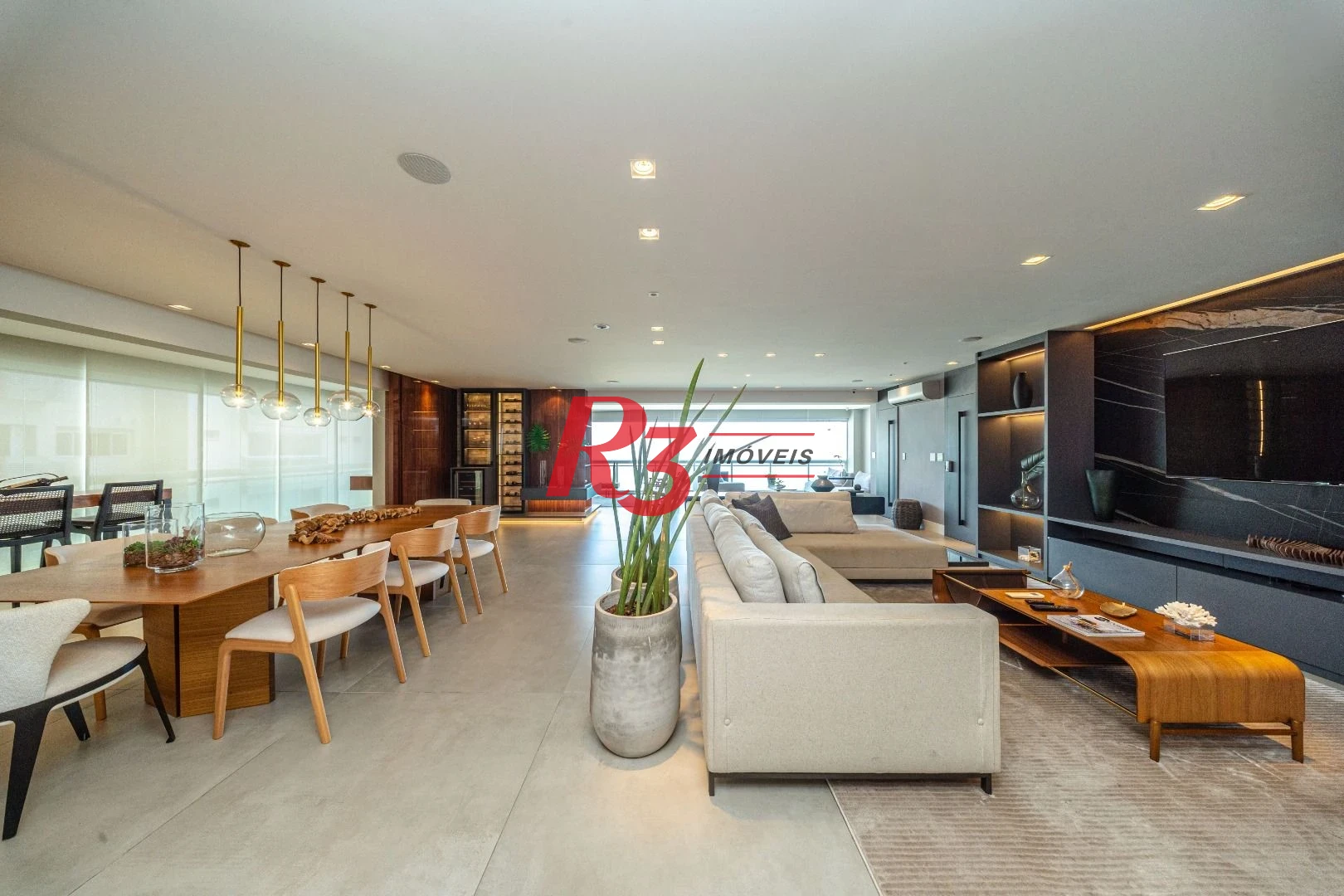 Apartamento com 4 dormitórios à venda, 344 m² por R$ 6.500.000,00 - Aparecida - Santos/SP