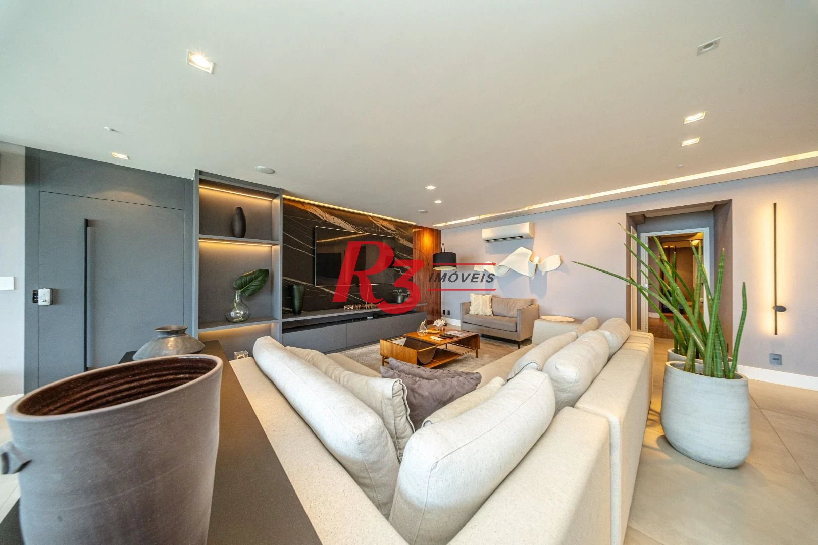 Apartamento com 4 dormitórios à venda, 344 m² por R$ 6.500.000,00 - Aparecida - Santos/SP