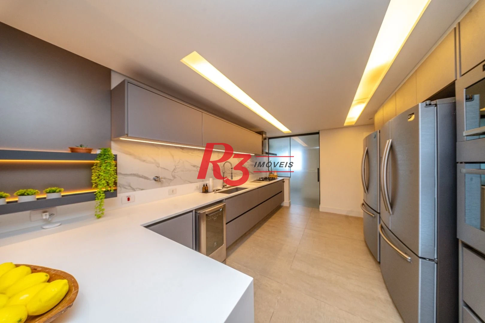 Apartamento com 4 dormitórios à venda, 344 m² por R$ 6.500.000,00 - Aparecida - Santos/SP