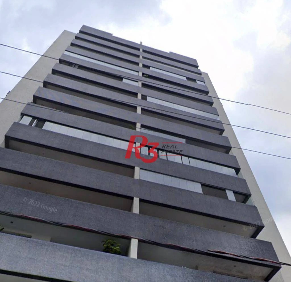 Apartamento com 3 dormitórios à venda, 196 m² por R$ 1.990.000,00 - Embaré - Santos/SP