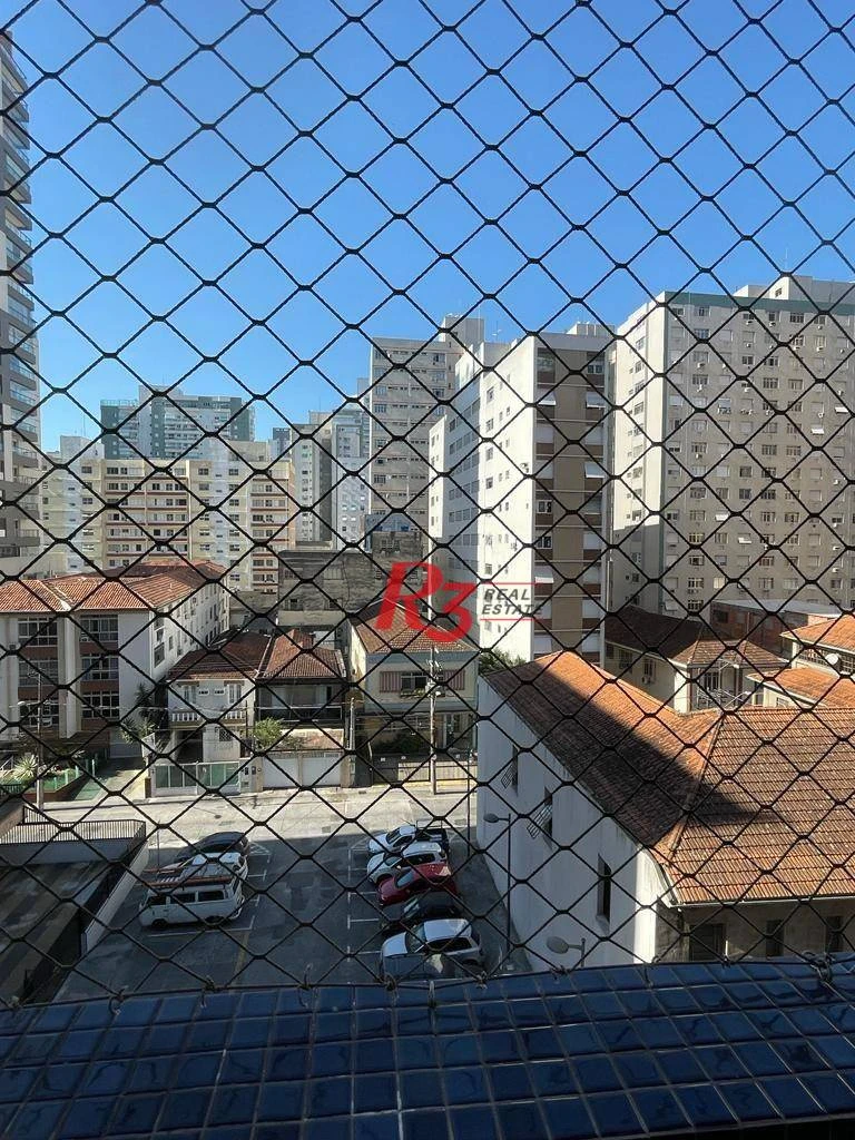 Apartamento com 3 dormitórios à venda, 196 m² por R$ 1.990.000,00 - Embaré - Santos/SP