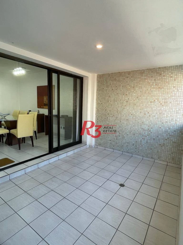 Apartamento com 3 dormitórios à venda, 196 m² por R$ 1.990.000,00 - Embaré - Santos/SP