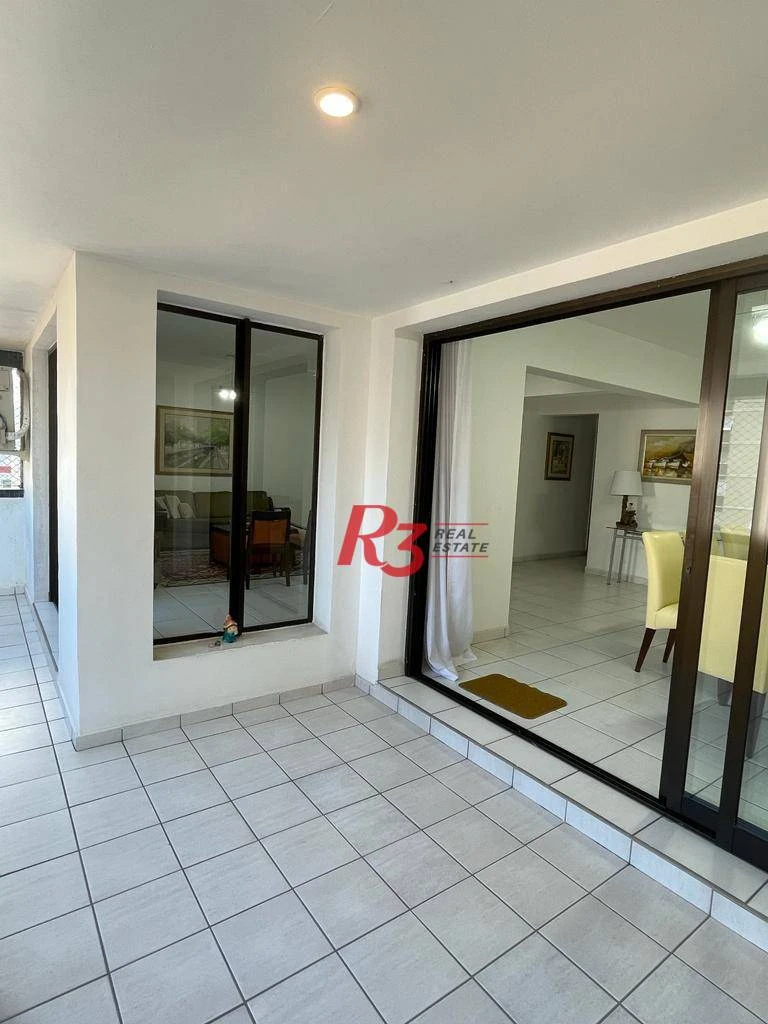 Apartamento com 3 dormitórios à venda, 196 m² por R$ 1.990.000,00 - Embaré - Santos/SP