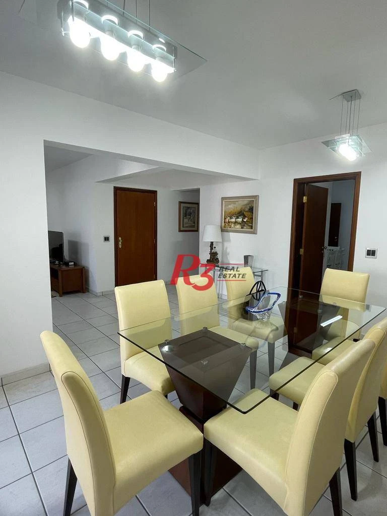 Apartamento com 3 dormitórios à venda, 196 m² por R$ 1.990.000,00 - Embaré - Santos/SP