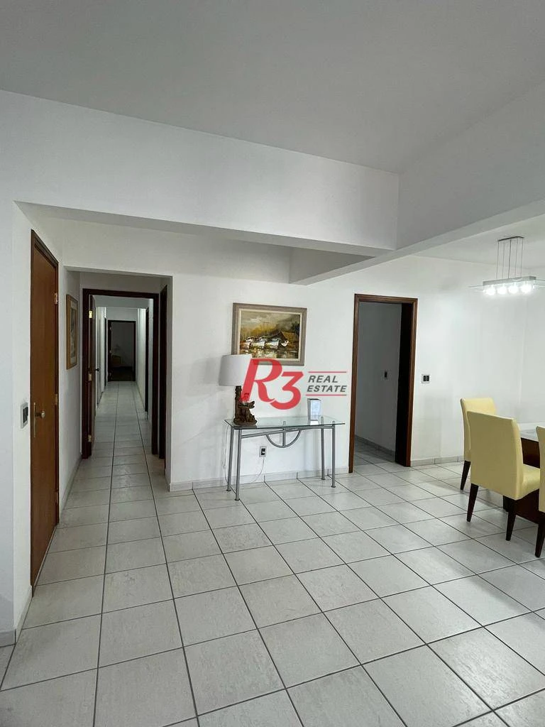Apartamento com 3 dormitórios à venda, 196 m² por R$ 1.990.000,00 - Embaré - Santos/SP
