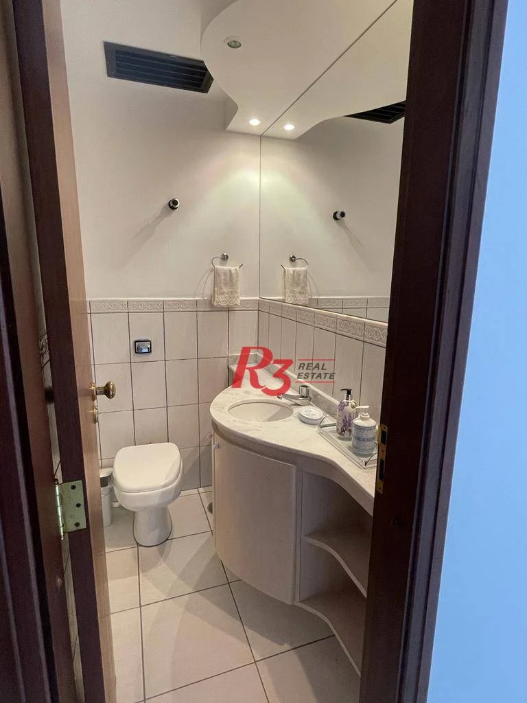 Apartamento com 3 dormitórios à venda, 196 m² por R$ 1.990.000,00 - Embaré - Santos/SP