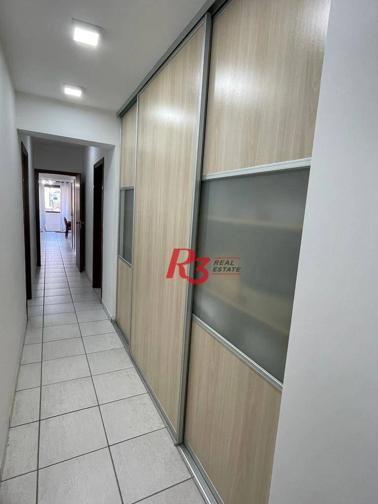 Apartamento com 3 dormitórios à venda, 196 m² por R$ 1.990.000,00 - Embaré - Santos/SP