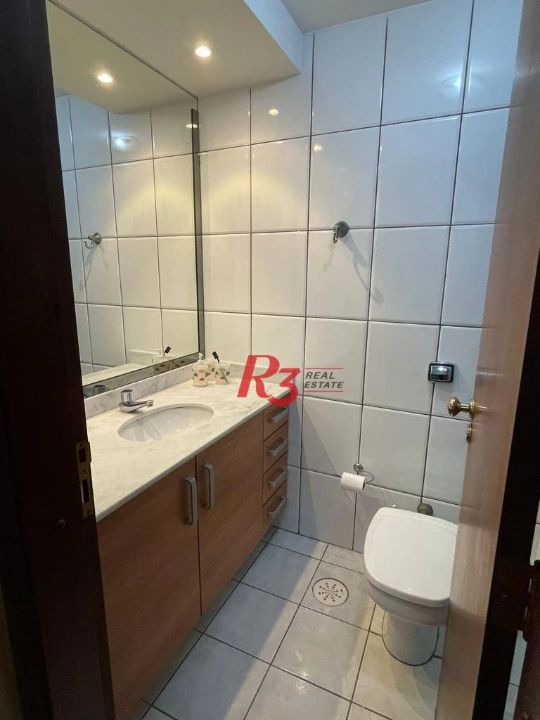 Apartamento com 3 dormitórios à venda, 196 m² por R$ 1.990.000,00 - Embaré - Santos/SP