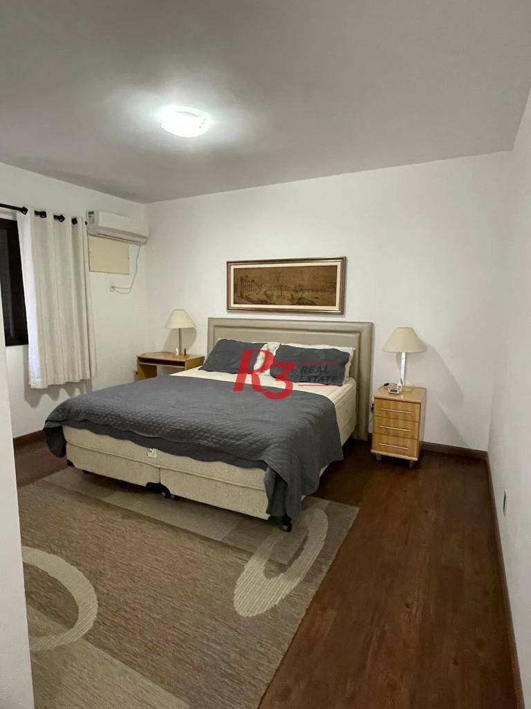 Apartamento com 3 dormitórios à venda, 196 m² por R$ 1.990.000,00 - Embaré - Santos/SP