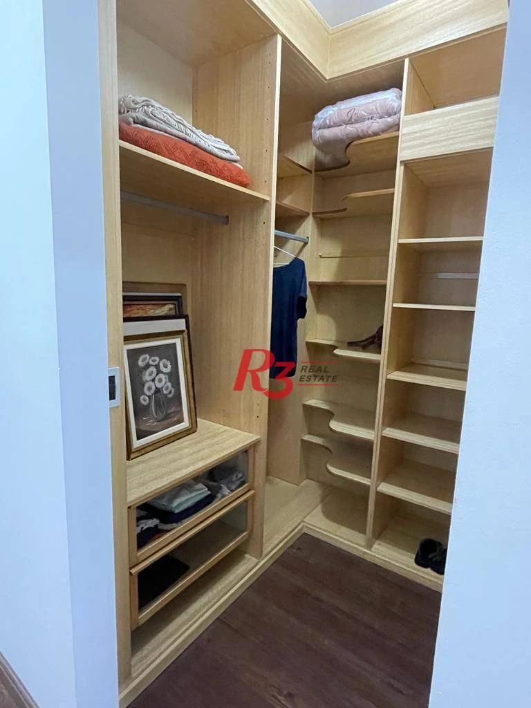 Apartamento com 3 dormitórios à venda, 196 m² por R$ 1.990.000,00 - Embaré - Santos/SP