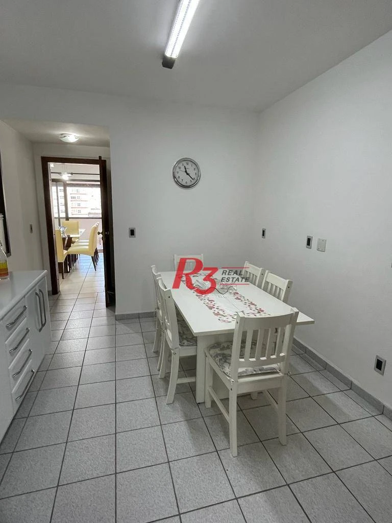 Apartamento com 3 dormitórios à venda, 196 m² por R$ 1.990.000,00 - Embaré - Santos/SP