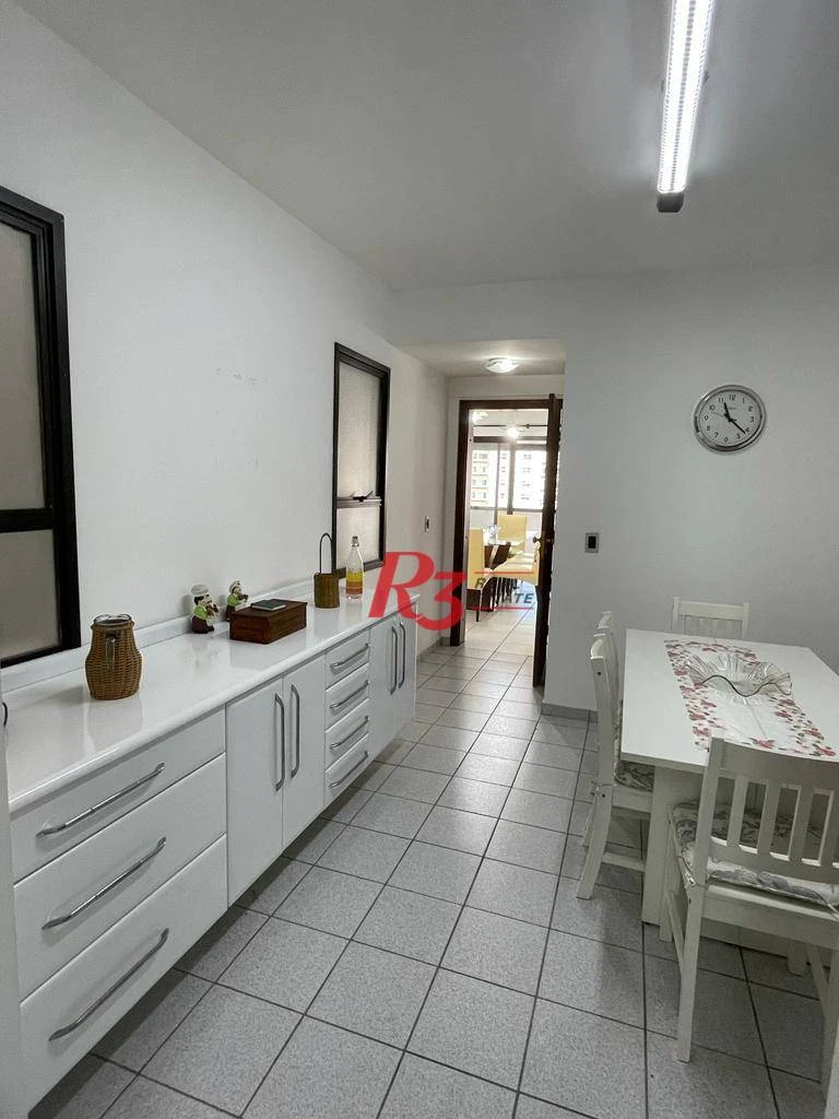 Apartamento com 3 dormitórios à venda, 196 m² por R$ 1.990.000,00 - Embaré - Santos/SP