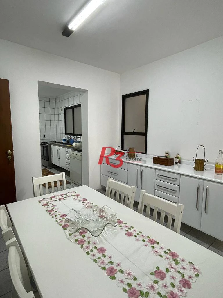 Apartamento com 3 dormitórios à venda, 196 m² por R$ 1.990.000,00 - Embaré - Santos/SP