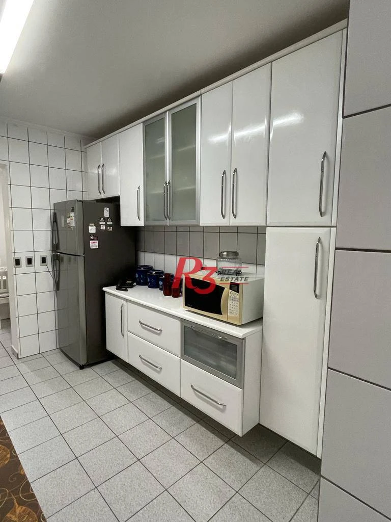 Apartamento com 3 dormitórios à venda, 196 m² por R$ 1.990.000,00 - Embaré - Santos/SP