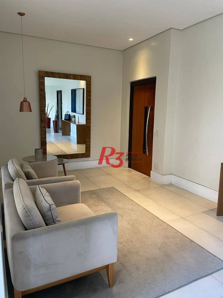 Apartamento com 3 dormitórios à venda, 196 m² por R$ 1.990.000,00 - Embaré - Santos/SP