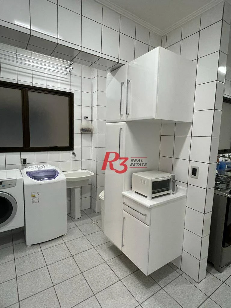Apartamento com 3 dormitórios à venda, 196 m² por R$ 1.990.000,00 - Embaré - Santos/SP