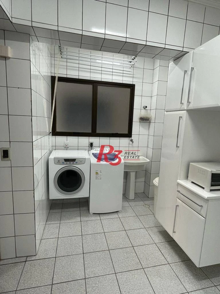 Apartamento com 3 dormitórios à venda, 196 m² por R$ 1.990.000,00 - Embaré - Santos/SP