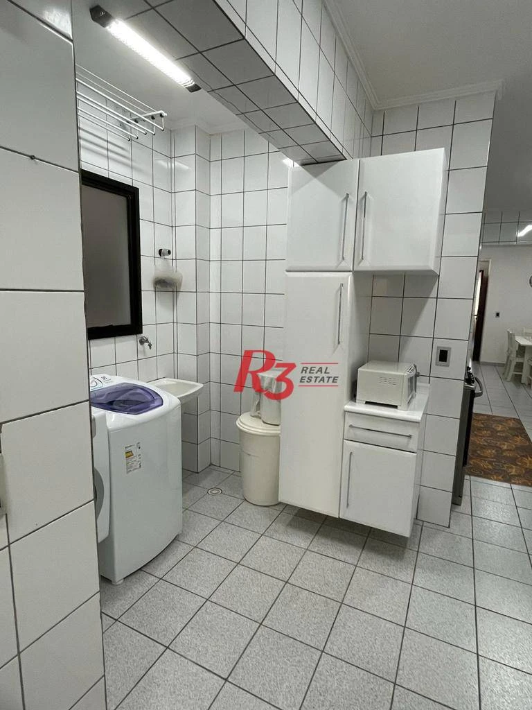 Apartamento com 3 dormitórios à venda, 196 m² por R$ 1.990.000,00 - Embaré - Santos/SP