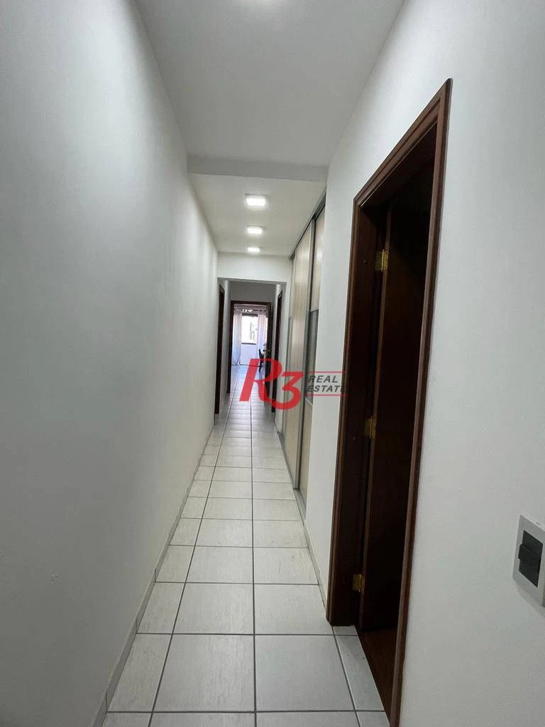 Apartamento com 3 dormitórios à venda, 196 m² por R$ 1.990.000,00 - Embaré - Santos/SP