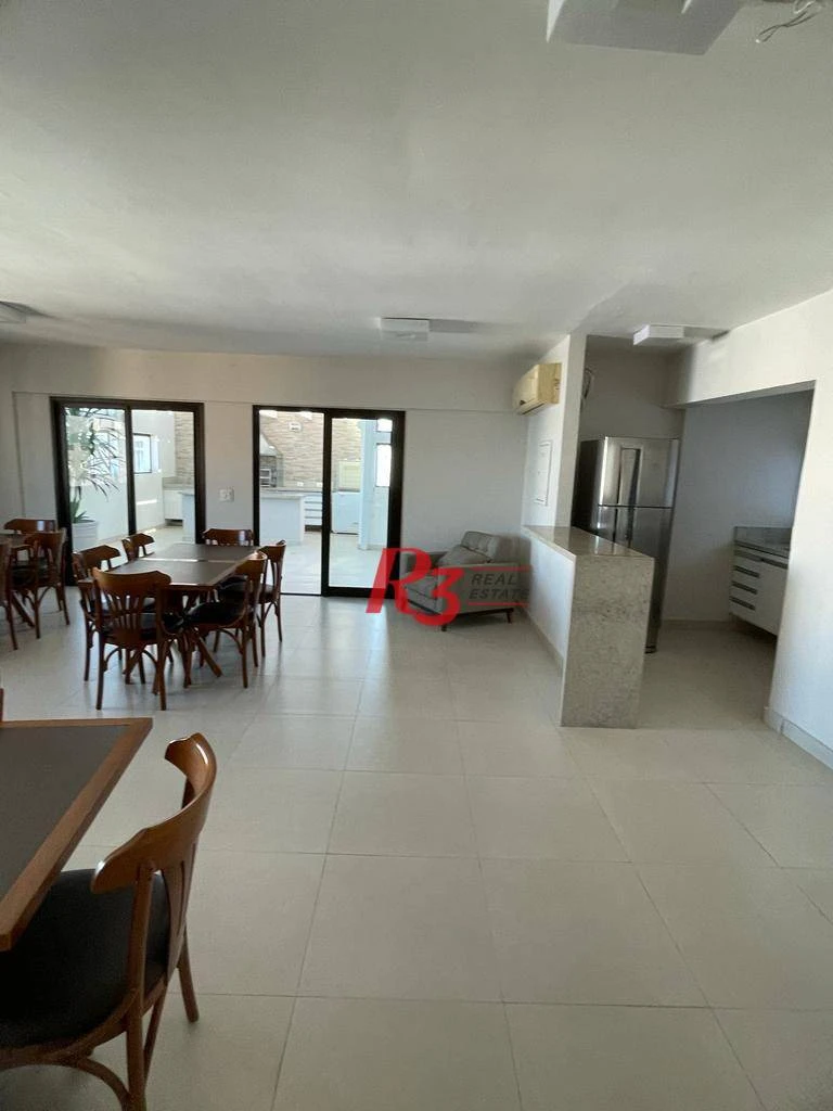Apartamento com 3 dormitórios à venda, 196 m² por R$ 1.990.000,00 - Embaré - Santos/SP