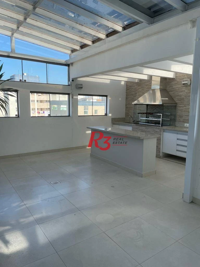 Apartamento com 3 dormitórios à venda, 196 m² por R$ 1.990.000,00 - Embaré - Santos/SP